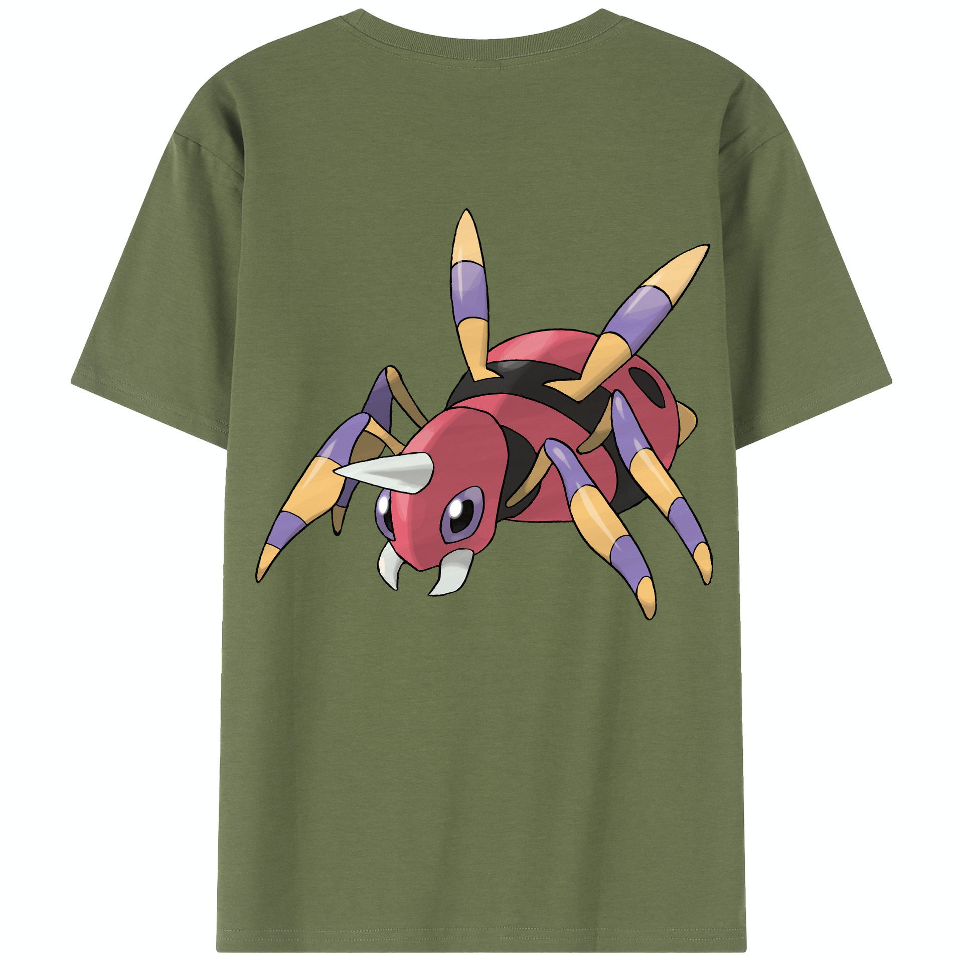 （画像用） ポケットモンスター Pokémon 綿100％半袖Tシャツ（背面プリント）